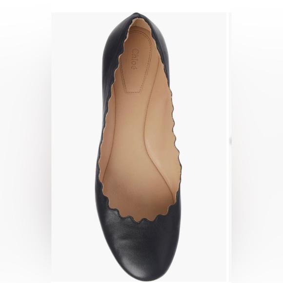 Chloe Lauren Scalloped Ballerina Flat - Picture 5 of 6